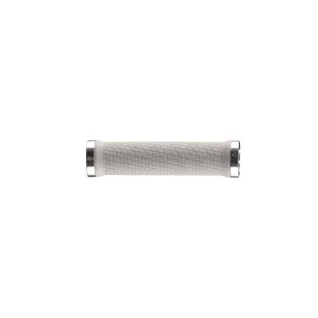 Puños Bontrager Rhythm Fino Lockon 130mm Bl./Pl. Collar - BONTRAGER