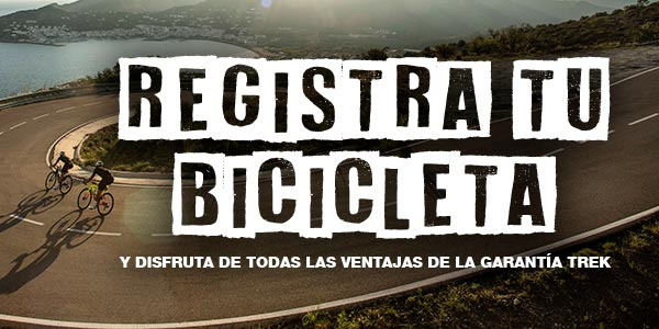 Registra tu bicicleta y disfruta de la garantía TREK